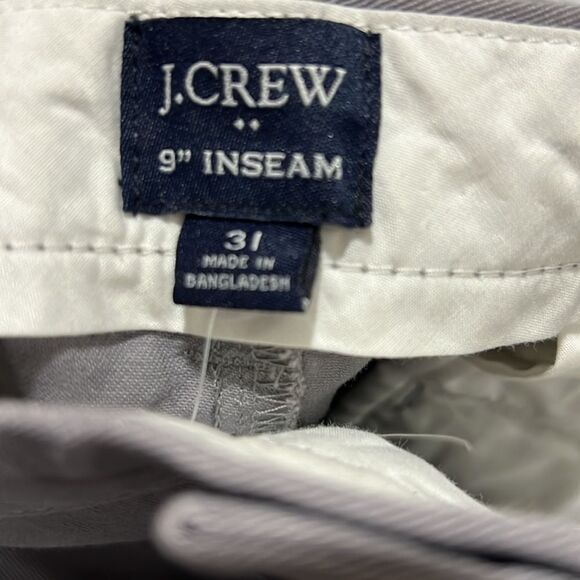 J. Crew Factory H5020 9" flex chino short NWT in slate gray - Picture 8 of 12